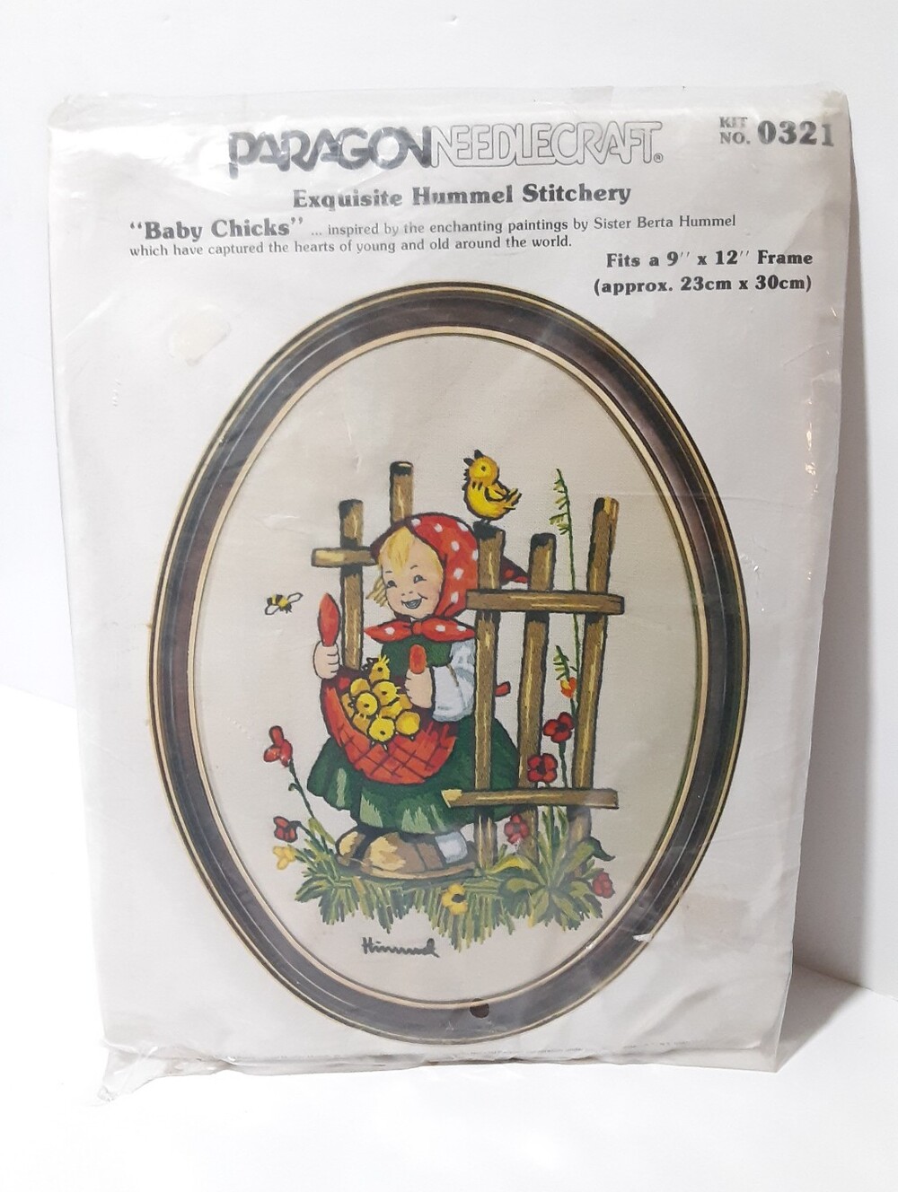 Vintage "Baby Chicks" Hummel Stitchery Paragon Needlecraft Kit #0321 New Open